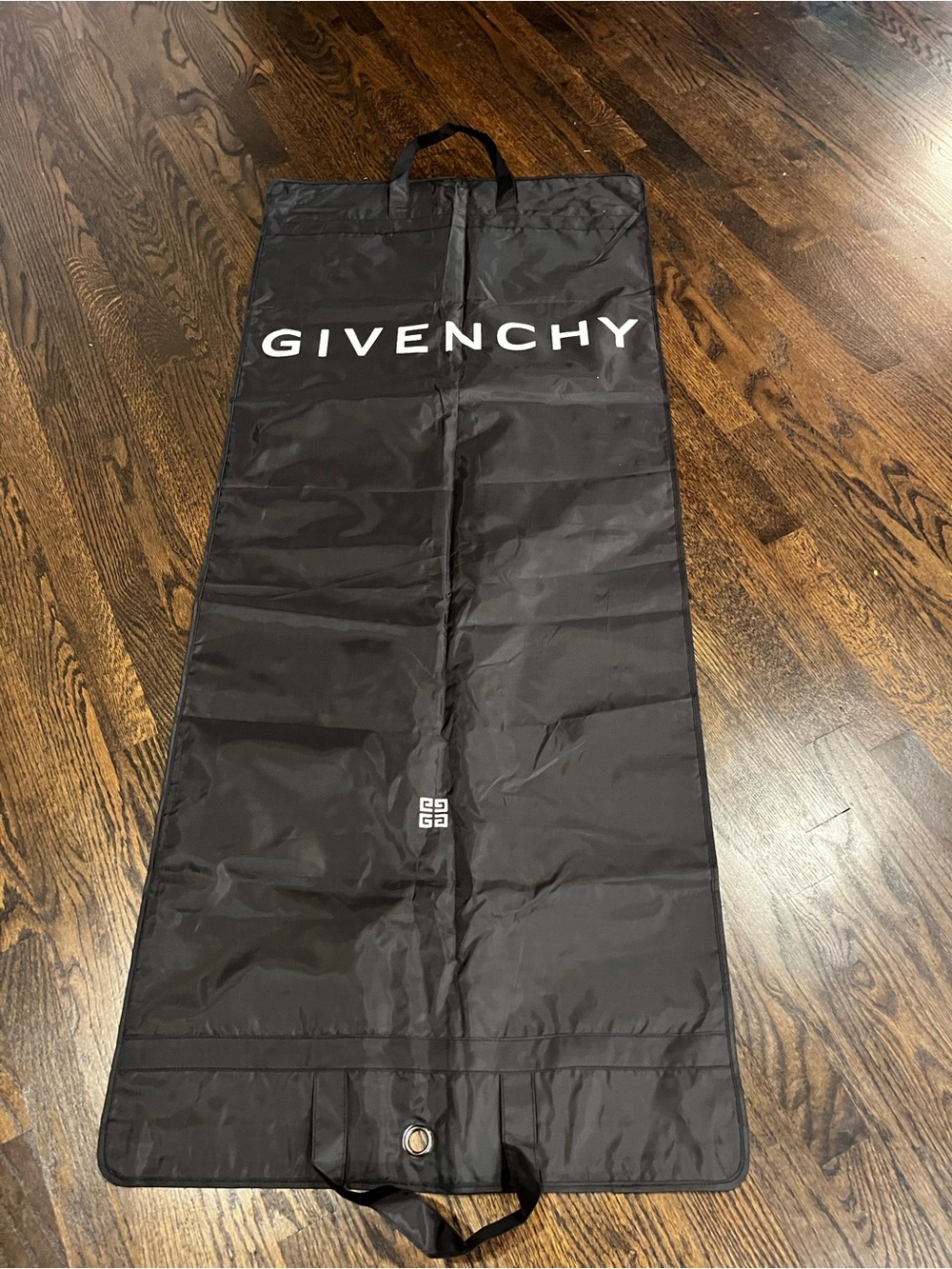 Givenchy Black Nylon Garment Bag with White Logo